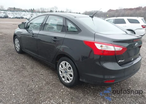 2012 Ford Focus Se из США, поврежденный, VIN 1FAHP3F23CL307955